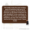 Harry Potter guessing game instructions for Guess in 10 trivia card game for ages 8+