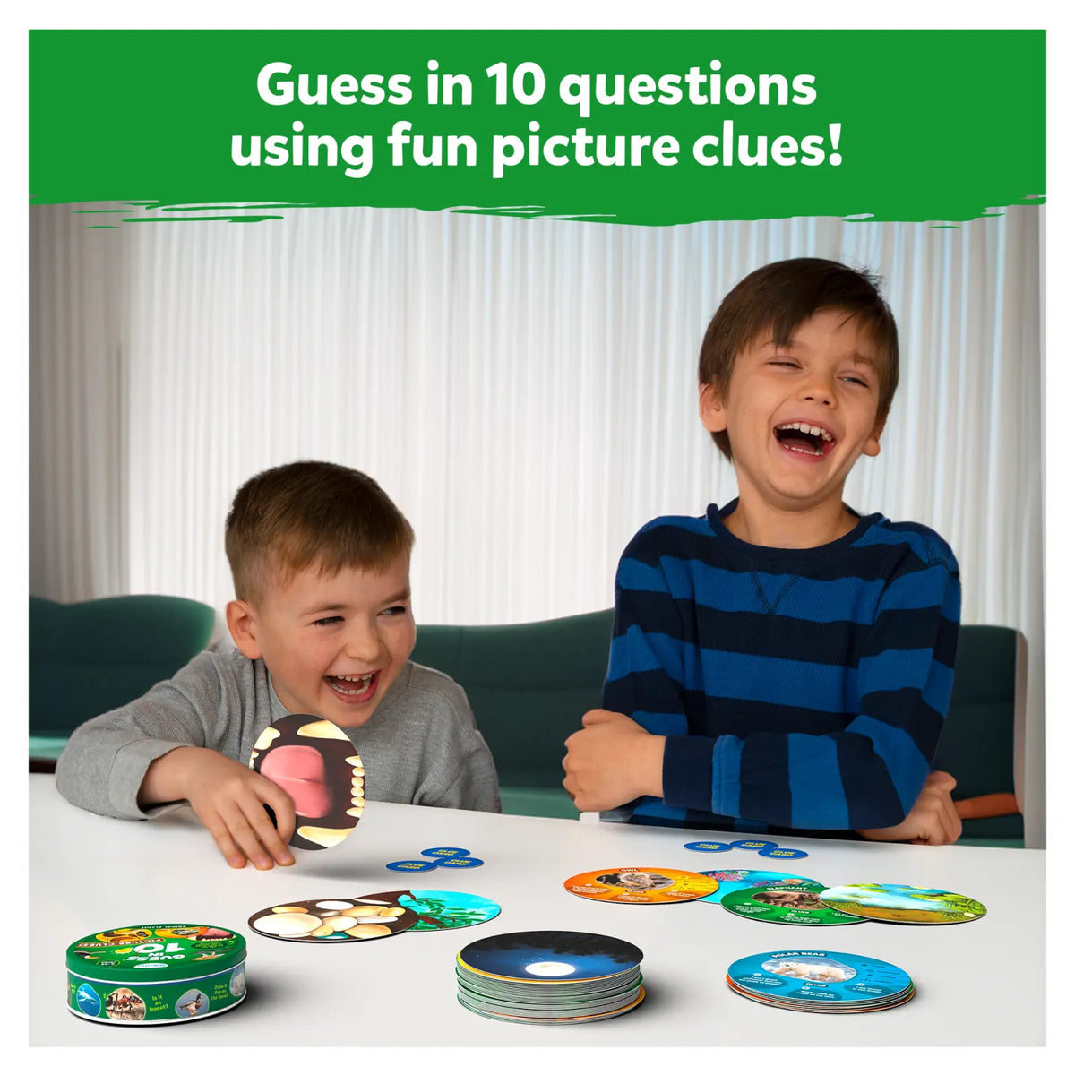 Animal Trivia Cards Set - Buy Animal Picture Clue Card Game (Ages 6+)