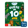 Guess in 10 Junior: World of Animals | Trivia card game (ages 3-6)