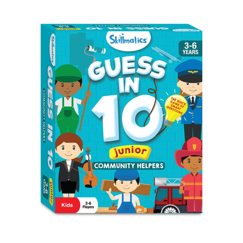 A children’s board game focusing on community helpers, suitable for ages 3-6 and 2-6 players.