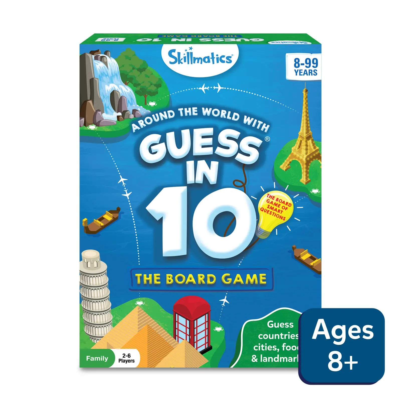 Guess in 10: Around The World | Board Game (ages 8+)