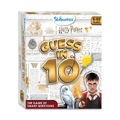 Harry Potter themed Guess In 10 trivia card game for ages 8 and up