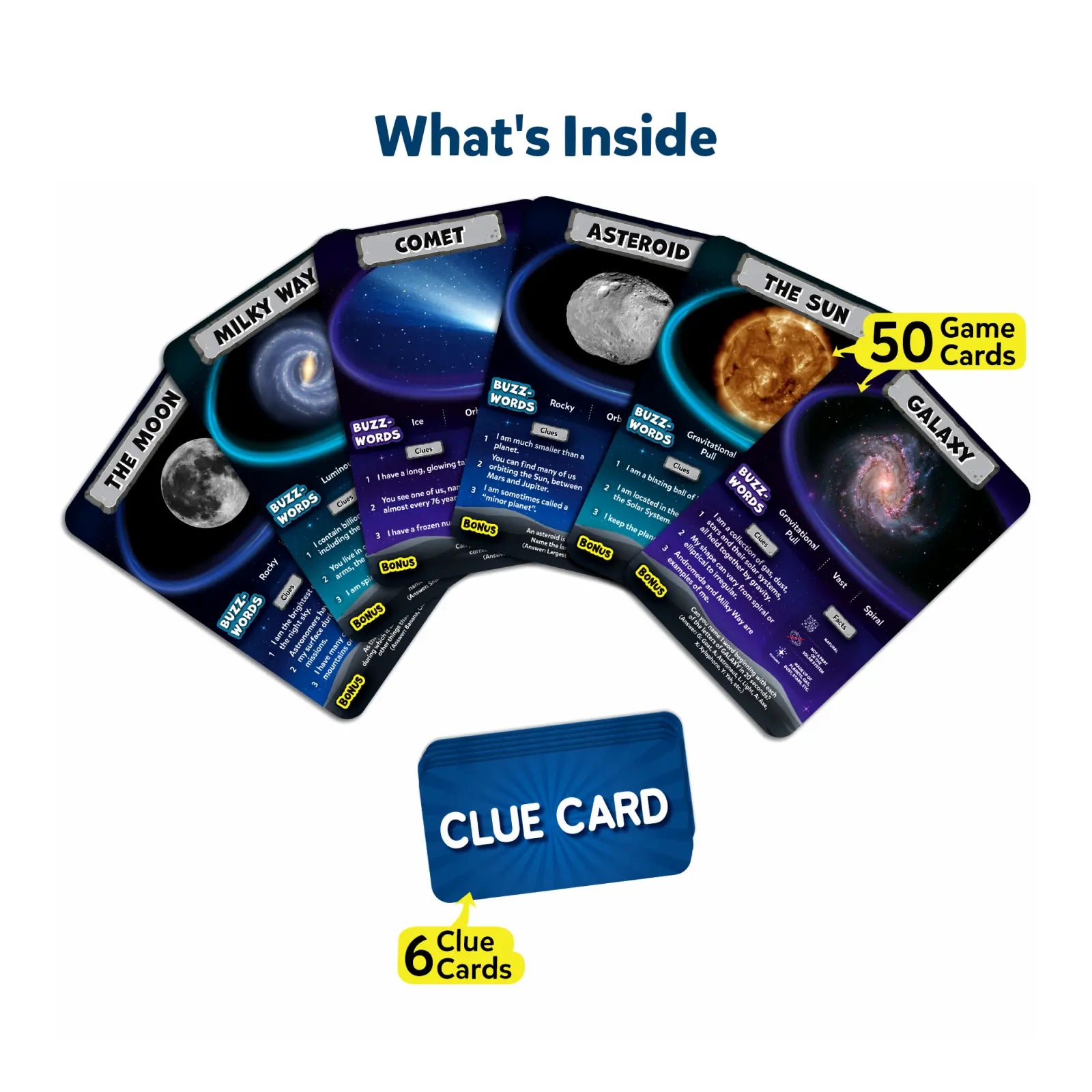 Guess in 10: All About Space | Trivia card game (ages 8+)