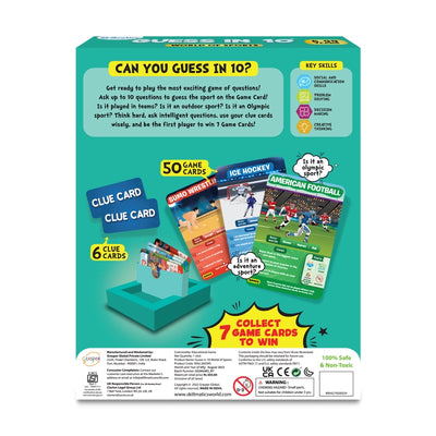 Children’s sports trivia board game package for Guess in 10 World Of Sports