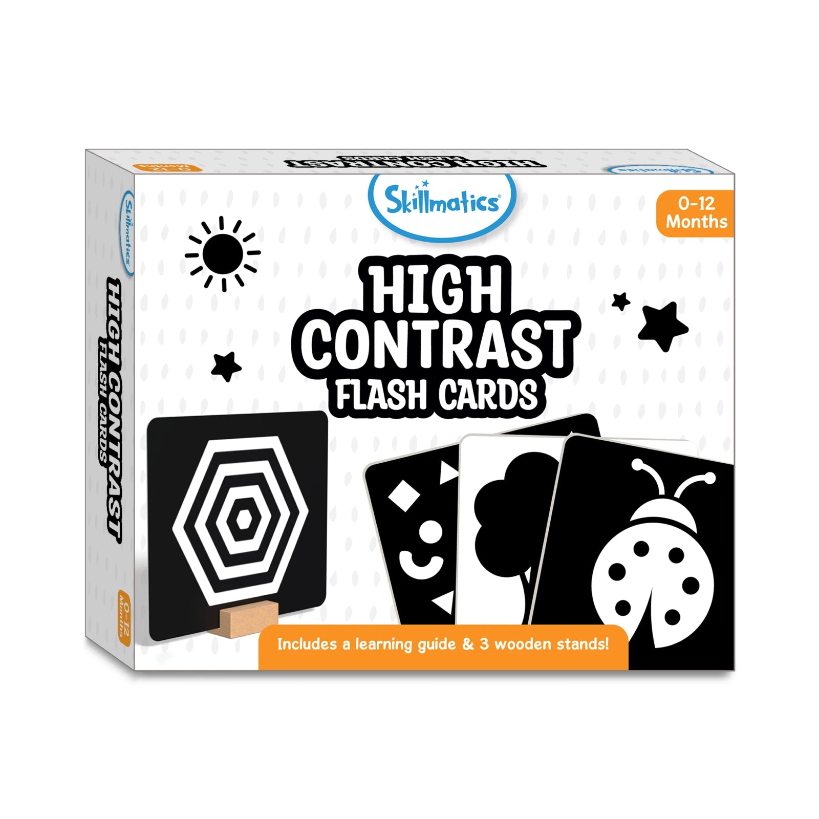 Flash Cards - High Contrast-SKILL335FCHC – Skillmatics