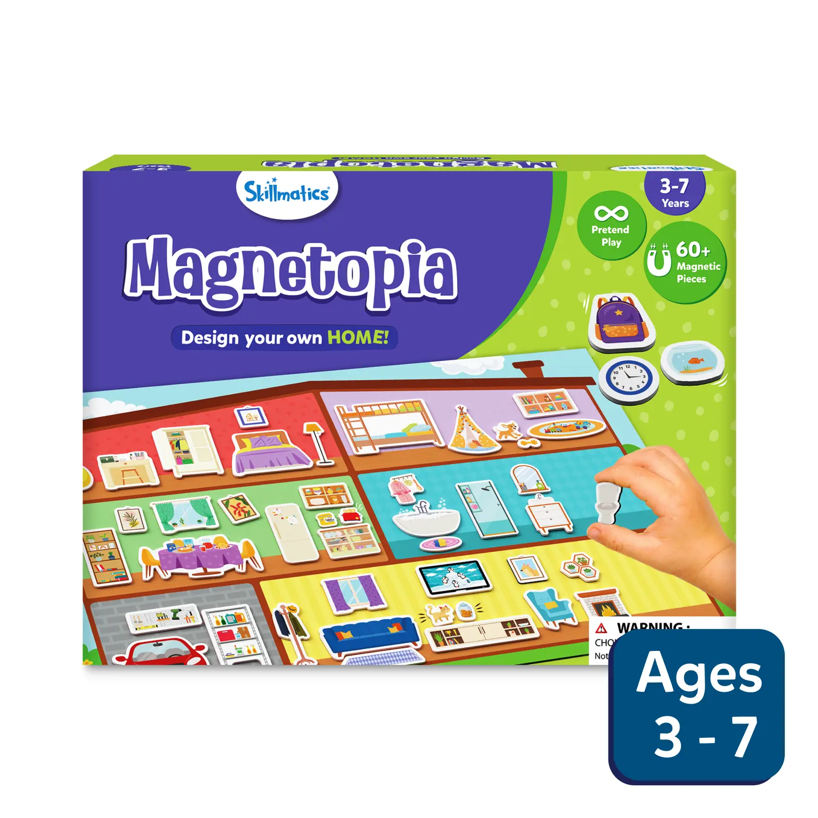 Magnetopia - Design Your Own Home | Interactive Pretend Play Set (ages 3-7)