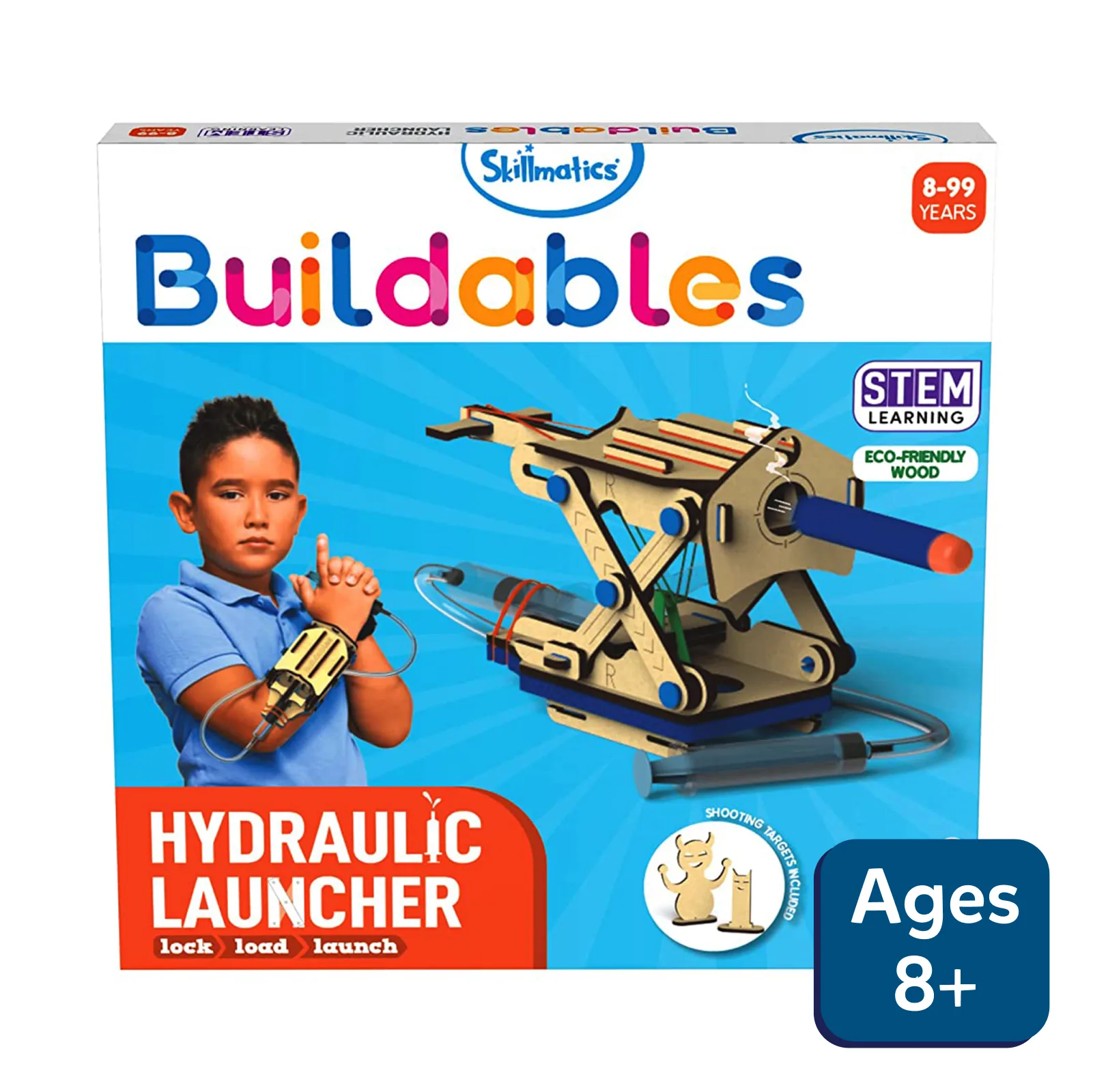 Buildables Hydraulic Launcher | STEM construction toys (ages 8+)