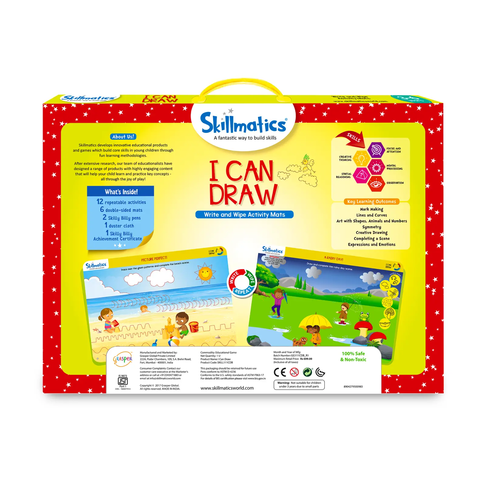 I Can Draw | Reusable Activity Mats (ages 3-6)