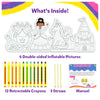 Inflatable Art: Unicorns & Princesses | 3D DIY Craft Kit (ages 4-7)