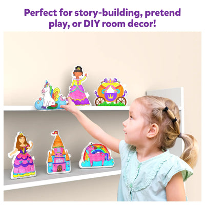Inflatable Art: Unicorns & Princesses | 3D DIY Craft Kit (ages 4-7)