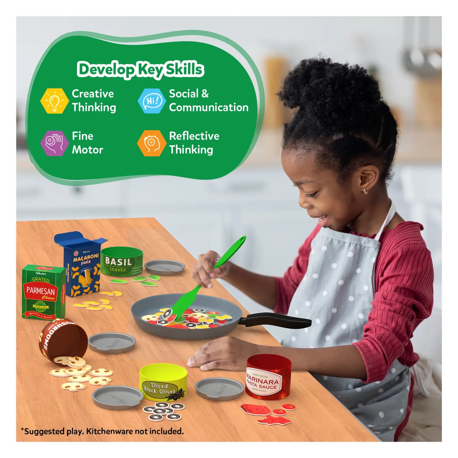 Let's Make Pasta | Play Food for Realistic Pretend Play (ages 3-7)