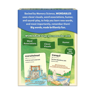 Wordables: Level 1 | Vocabulary Flash Cards (ages 8+)