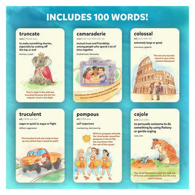 Wordables: Level 2 | Vocabulary Flash Cards (ages 10+)