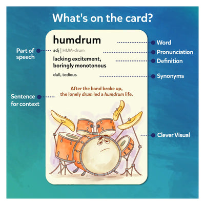 Wordables: Level 2 | Vocabulary Flash Cards (ages 10+)