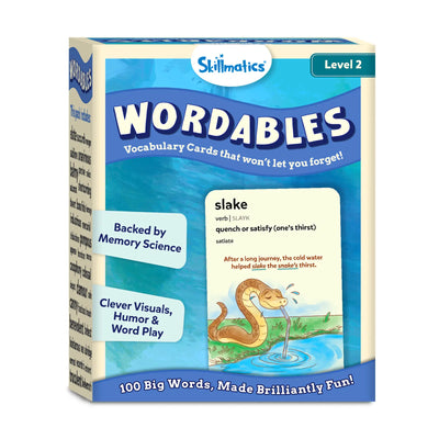 Wordables: Level 2 | Vocabulary Flash Cards (ages 10+)