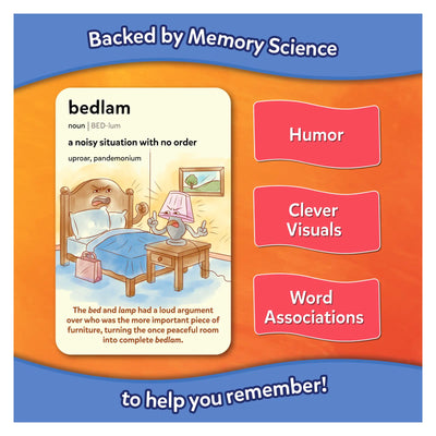 Wordables: Level 3 | Vocabulary Flash Cards for SAT Prep (ages 12+)