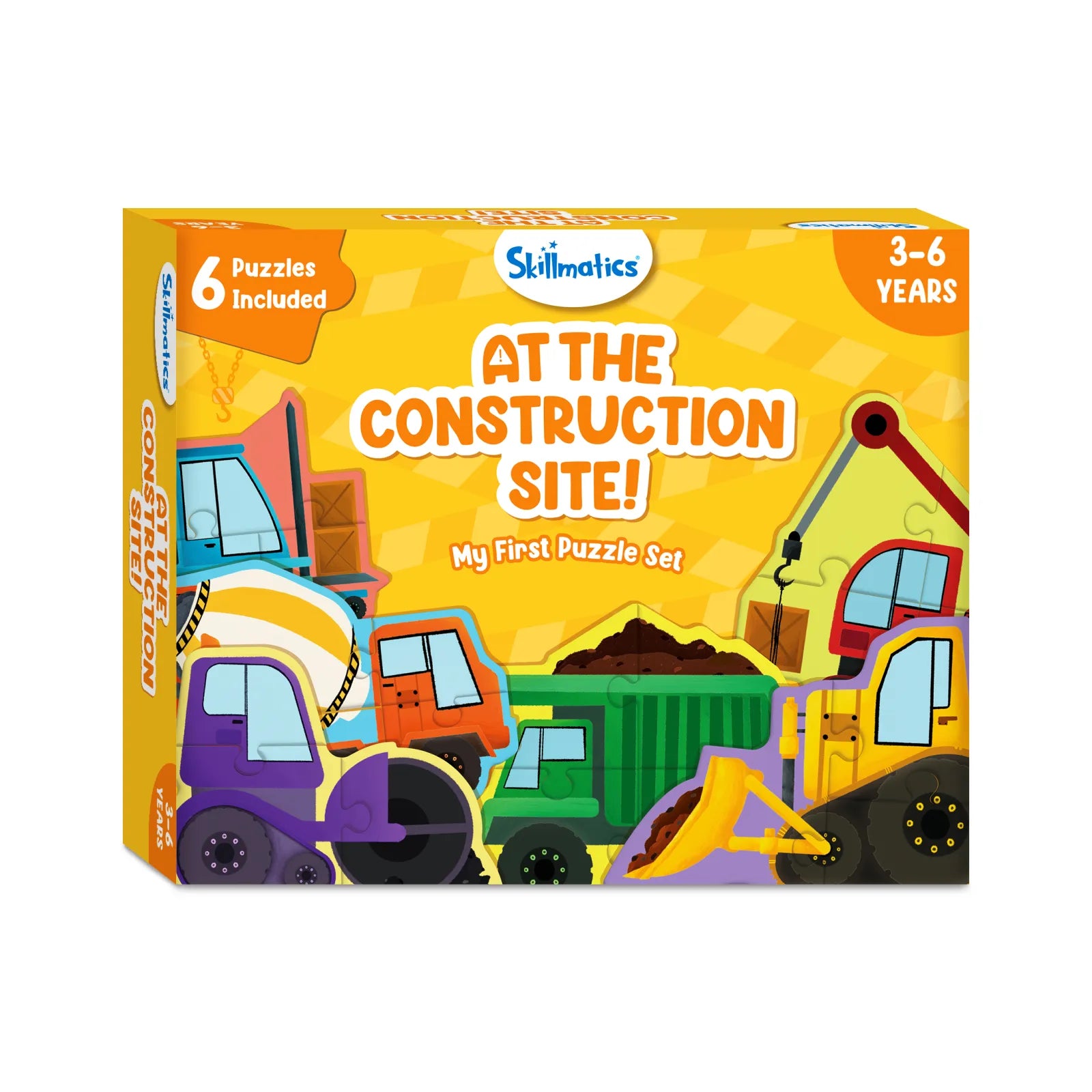 My First Puzzle Set: At The Construction Site (ages 3-6)