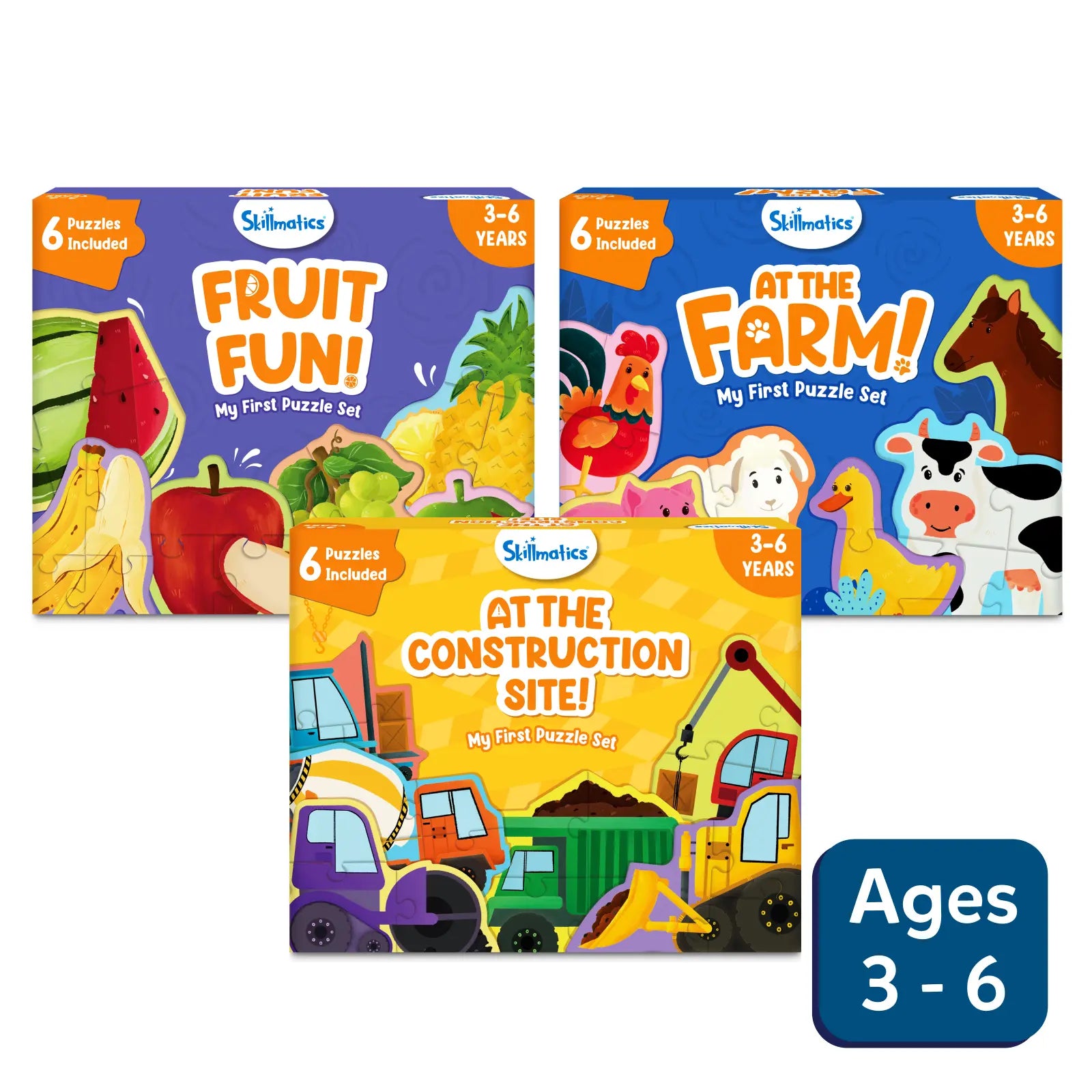 My First Puzzle Set: Mega Combo (ages 3-6)