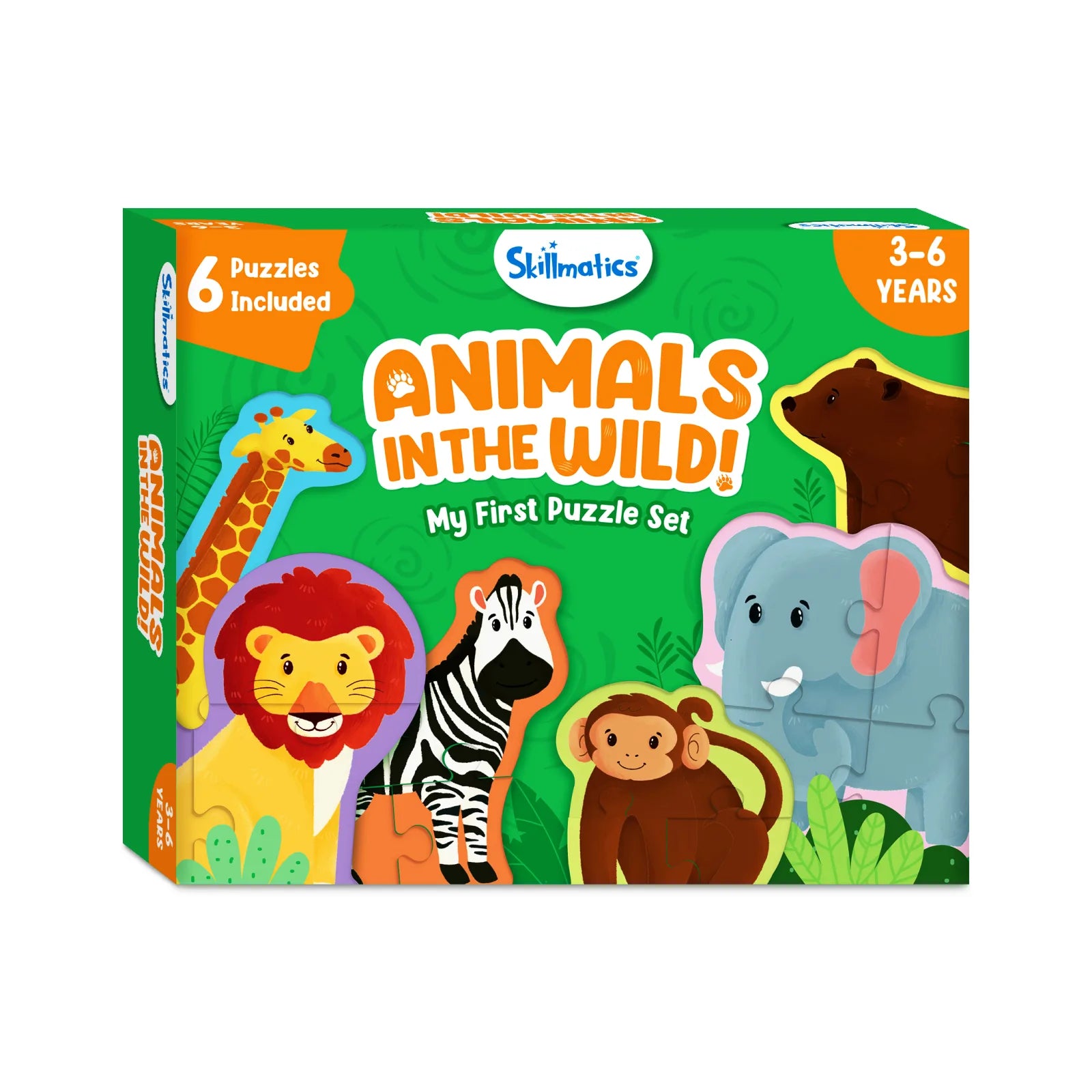 My First Puzzle Set: Wild Animals (ages 3-6)