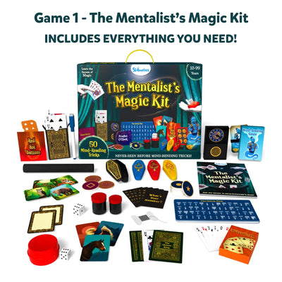 Magnets & Mentalism Magic Bundle (ages 10+)