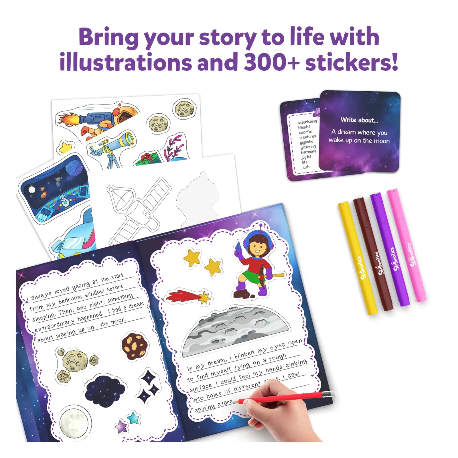 My Storybook Art Kit - Space Explorers (ages 5-10) – Skillmatics