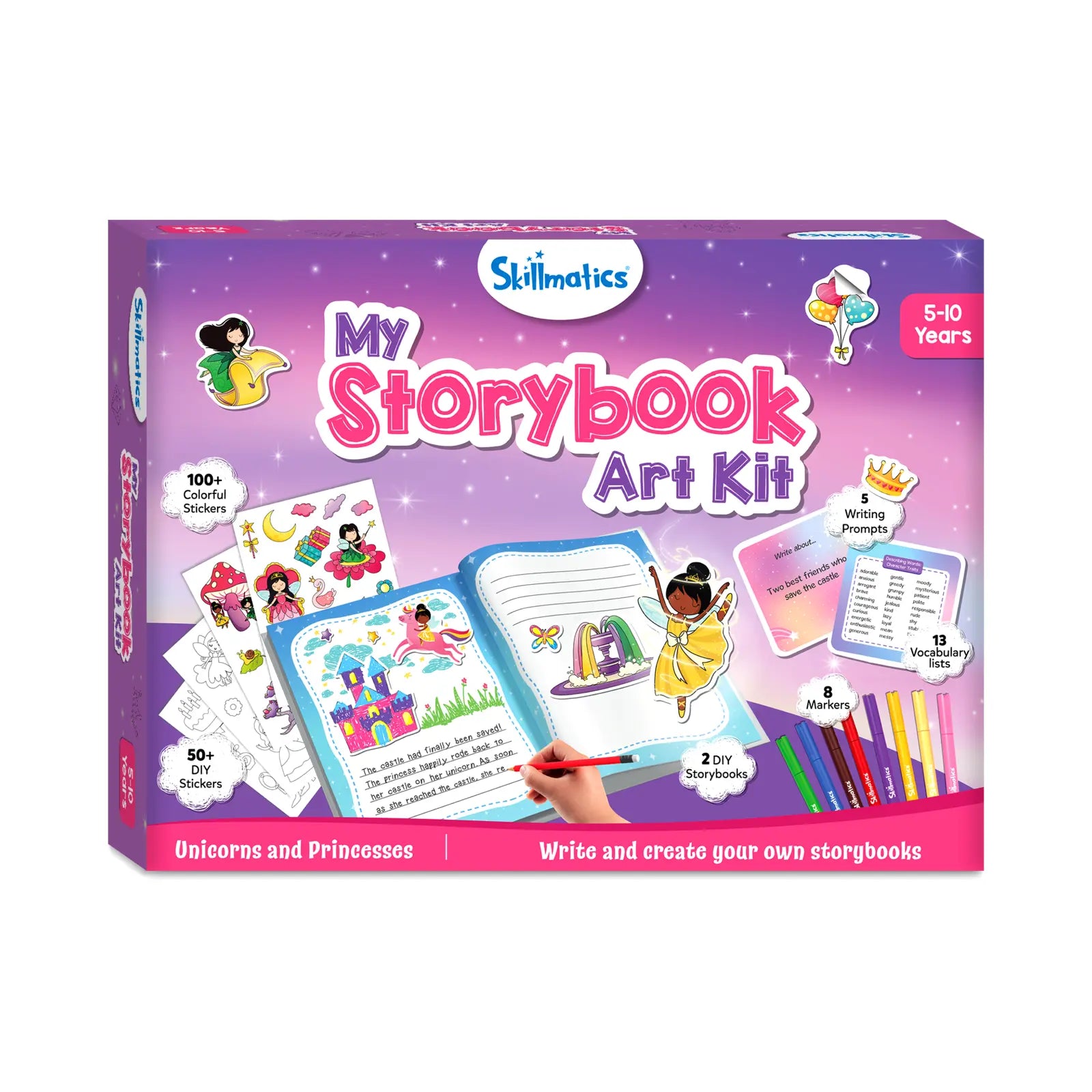 My Storybook Art Kit - Unicorns & Princesses (ages 5-10)