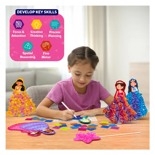 Poke-in Art: Magical Princesses | No Mess Art for Kids (ages 4-9)