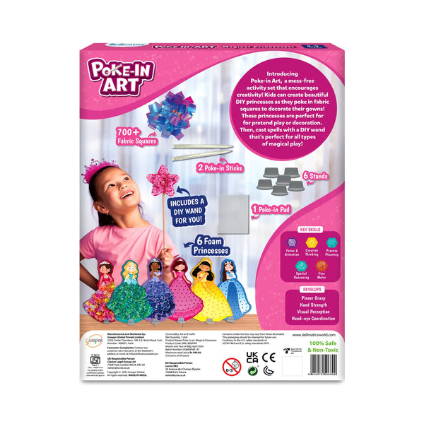 Poke-in Art: Magical Princesses | No Mess Art for Kids (ages 4-9)