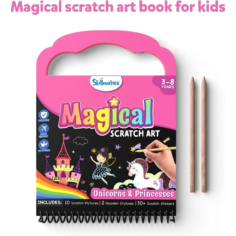 Scratch & Sketch Unicorn Adventure: An Art Activity Book for Creative Kids of All Ages [With Pens/Pencils] [Book]