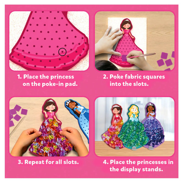 Poke-in Art: Magical Princesses | No Mess Art for Kids (ages 4-9)