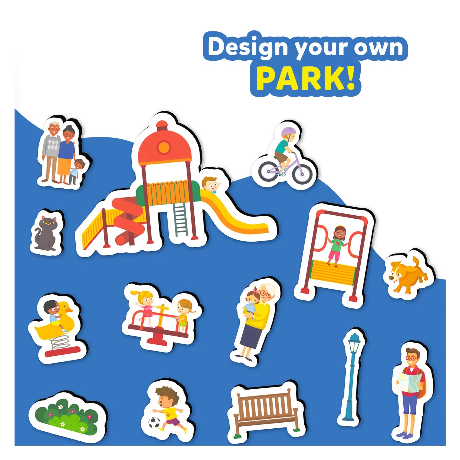 Magnetopia - Design Your City | Interactive Pretend Play Set (ages 3-7)