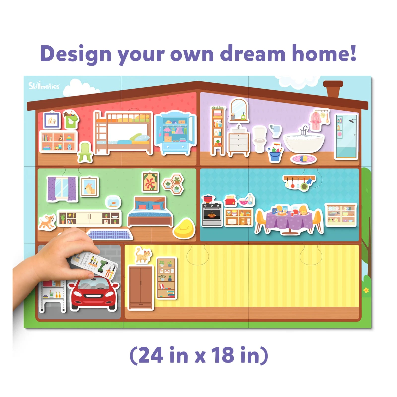 Magnetopia - Design Your Own Home | Interactive Pretend Play Set (ages 3-7)