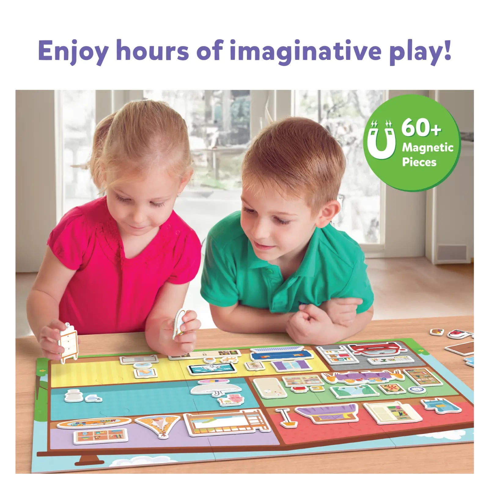 Magnetopia - Design Your Own Home | Interactive Pretend Play Set (ages 3-7)