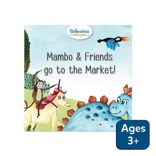 🎁 Mambo & Friends Go to the Market | Fun Learning Storybooks (ages 3+) - Free Gift