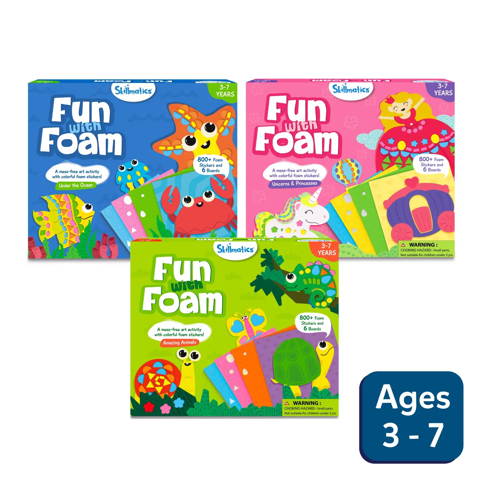 Fun with Foam: Mega Combo | No Mess Sticker Art (ages 3-7)