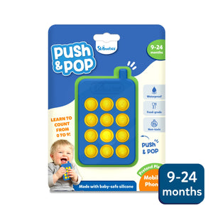 Push & Pop: Mobile Phone | Sensory & Fidget Toy (Ages 9-24 months)