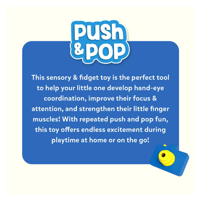 Push & Pop: Camera | Sensory & Fidget Toy (Ages 9-24 months)