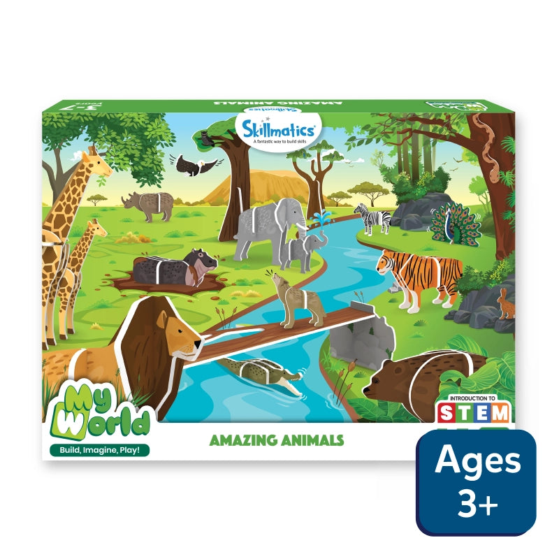 My World: Amazing Animals | STEM Building Toy (ages 3-7)