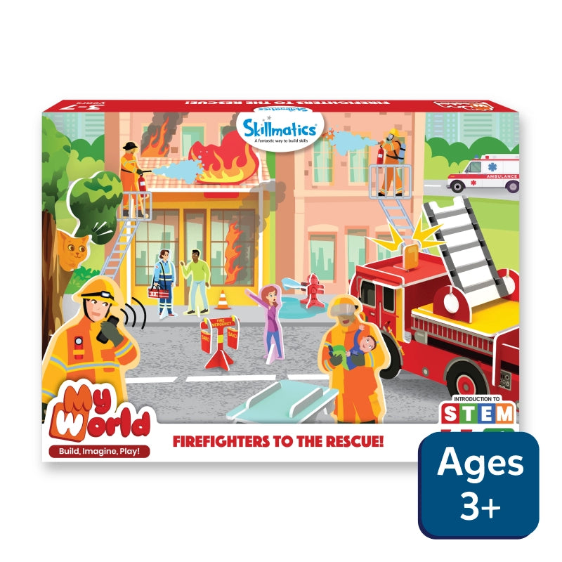 My World: Firefighters to the Rescue | STEM Building Toy (ages 3-7)