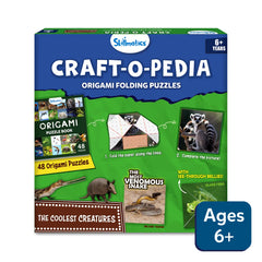 Craftopedia: Coolest Creatures | Origami Puzzle Book (ages 6+)