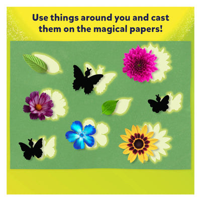 Sun print art kit with natural objects for kids to create sun prints outdoors