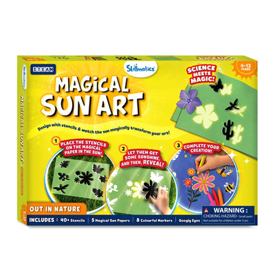 Magical Sun Art: Out In Nature | Sun Paper Art Kit (ages 4-12)
