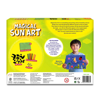 Magical Sun Art: Out In Nature | Sun Paper Art Kit (ages 4-12)