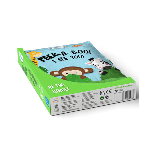 Peek-A-Boo: Jungle Theme | Interactive Soft Cloth Book  (Ages 6 months+)