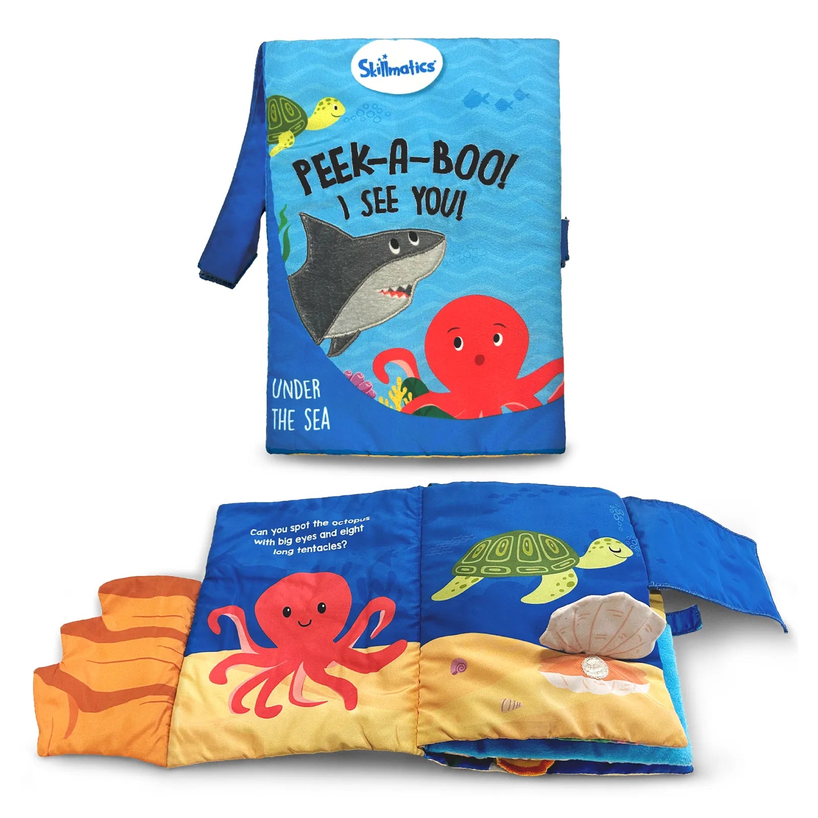 Peek-A-Boo: Under The Sea | Interactive Cloth Book (Ages 6+ months)