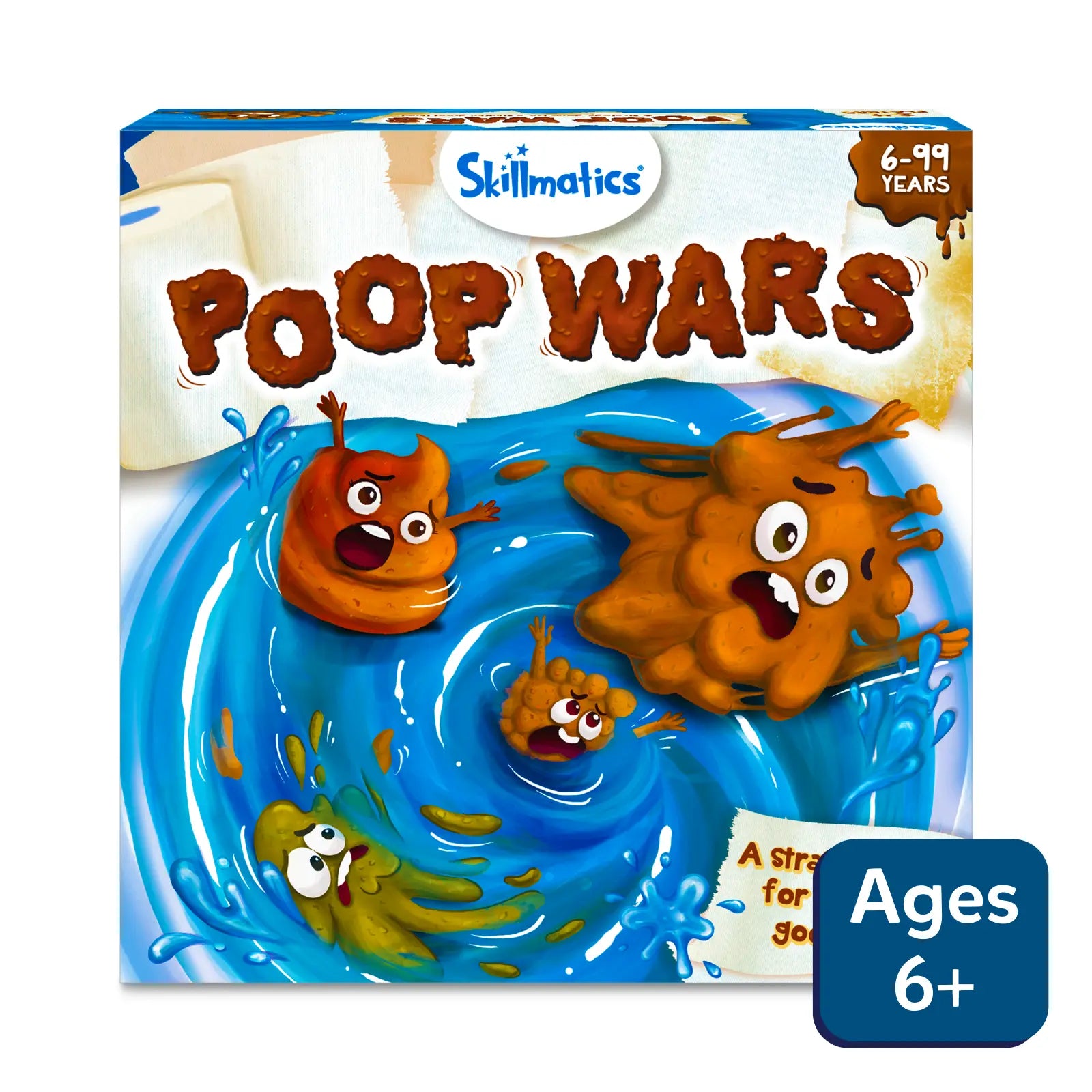 Poop Wars Card Game | Fun & Fast-paced Game of Strategy (ages 6+)