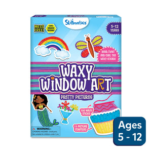 Waxy Window Art: Pretty Pictures | Mess-Free Art for Kids (ages 5-12)