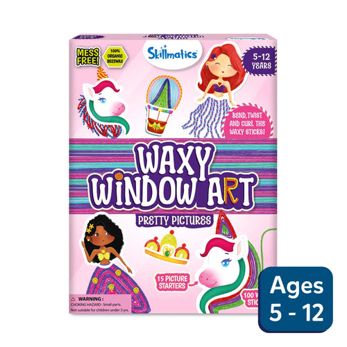 Waxy Window Art: Pretty Pictures | Mess-Free Art for Kids (ages 5-12)