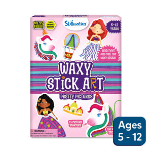 Waxy Stick Art: Pretty Pictures | Mess-Free Art for Kids (ages 5-12)