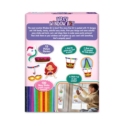 Waxy Window Art: Pretty Pictures | Mess-Free Art for Kids (ages 5-12)